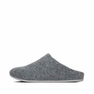 Fitflop Women's CHRISSIE Felt Slippers - Grey Grey, JP1942580